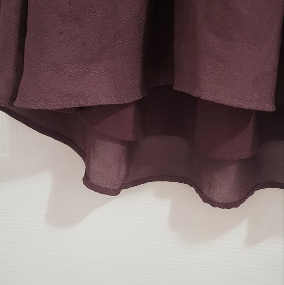 Talula Aritizia Long sleeve Maroon Dress - Picture 5 of 6
